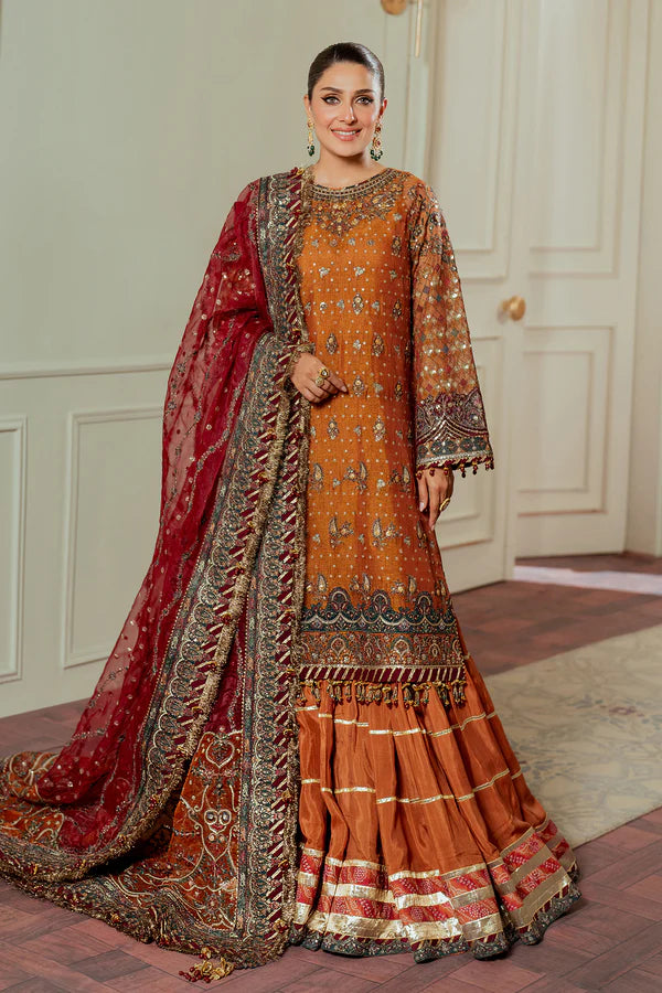 EMBROIDERED NET CH13-01 UNSTITCHED - Silko Store