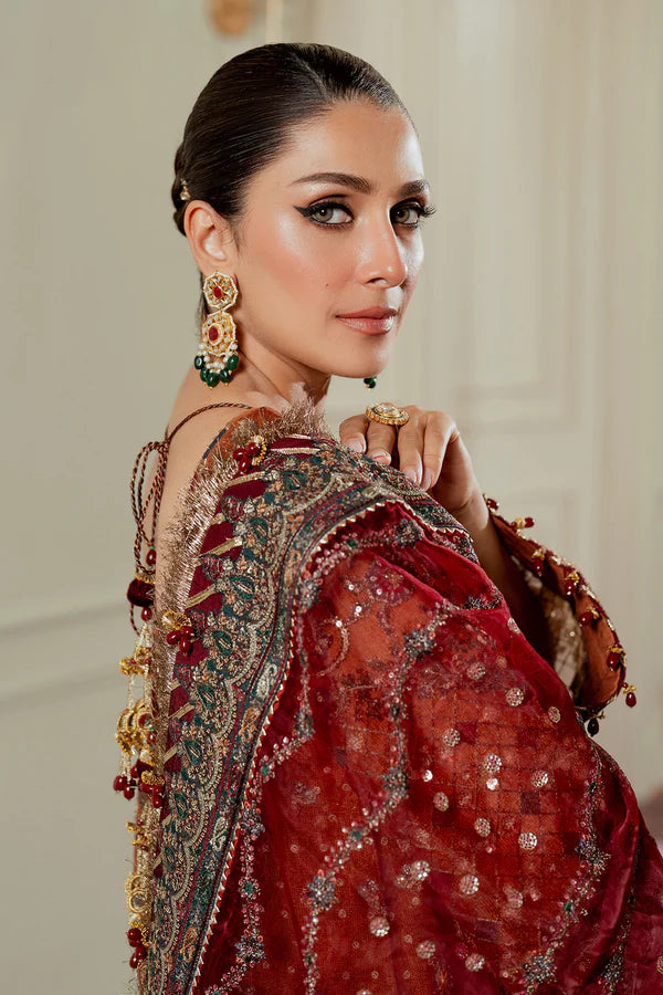 EMBROIDERED NET CH13-01 UNSTITCHED - Silko Store