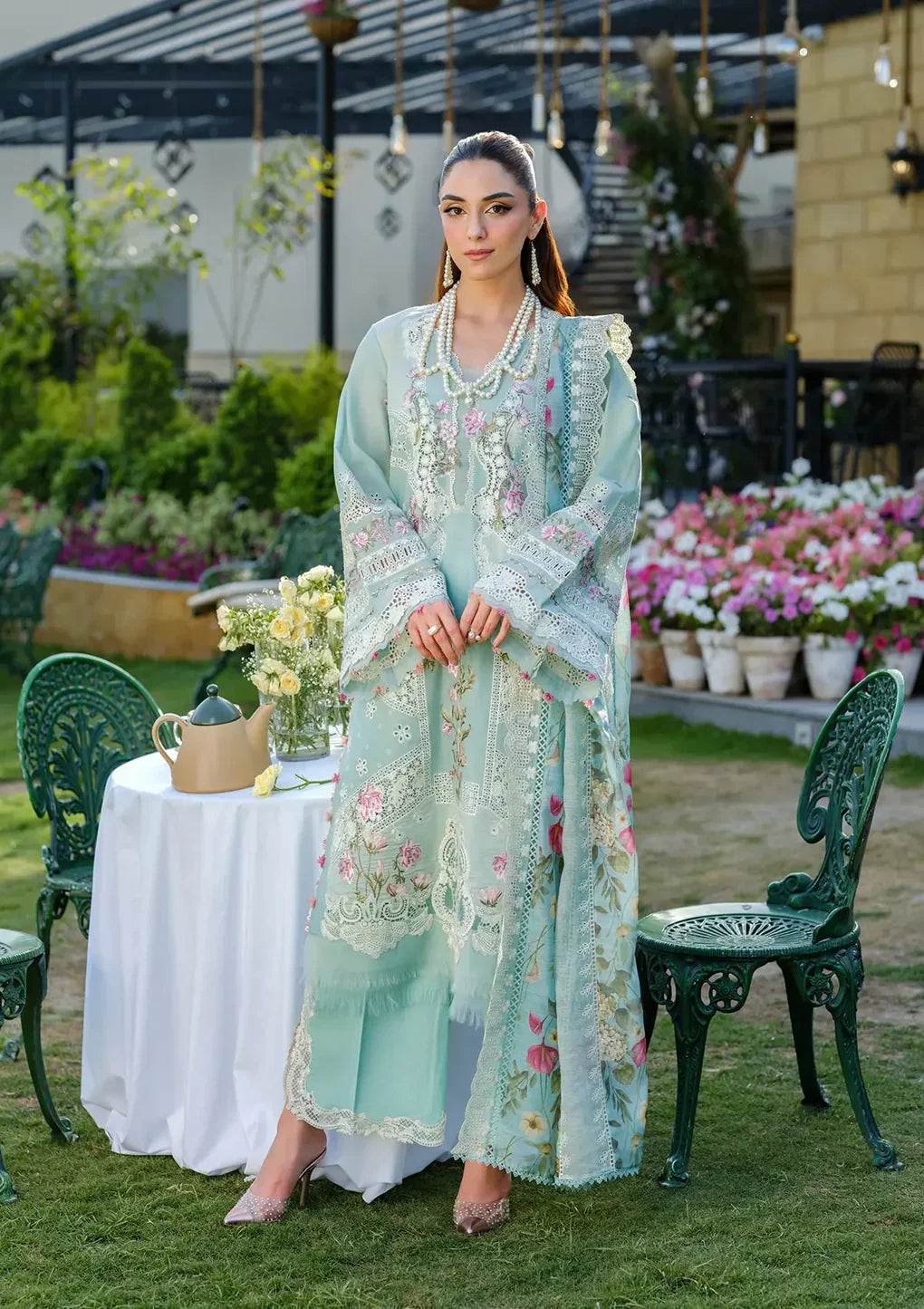 Zoya – Elaf Luxury Lawn 2025 Vol-2 (Unstitched 3 Piece) - Silko Store