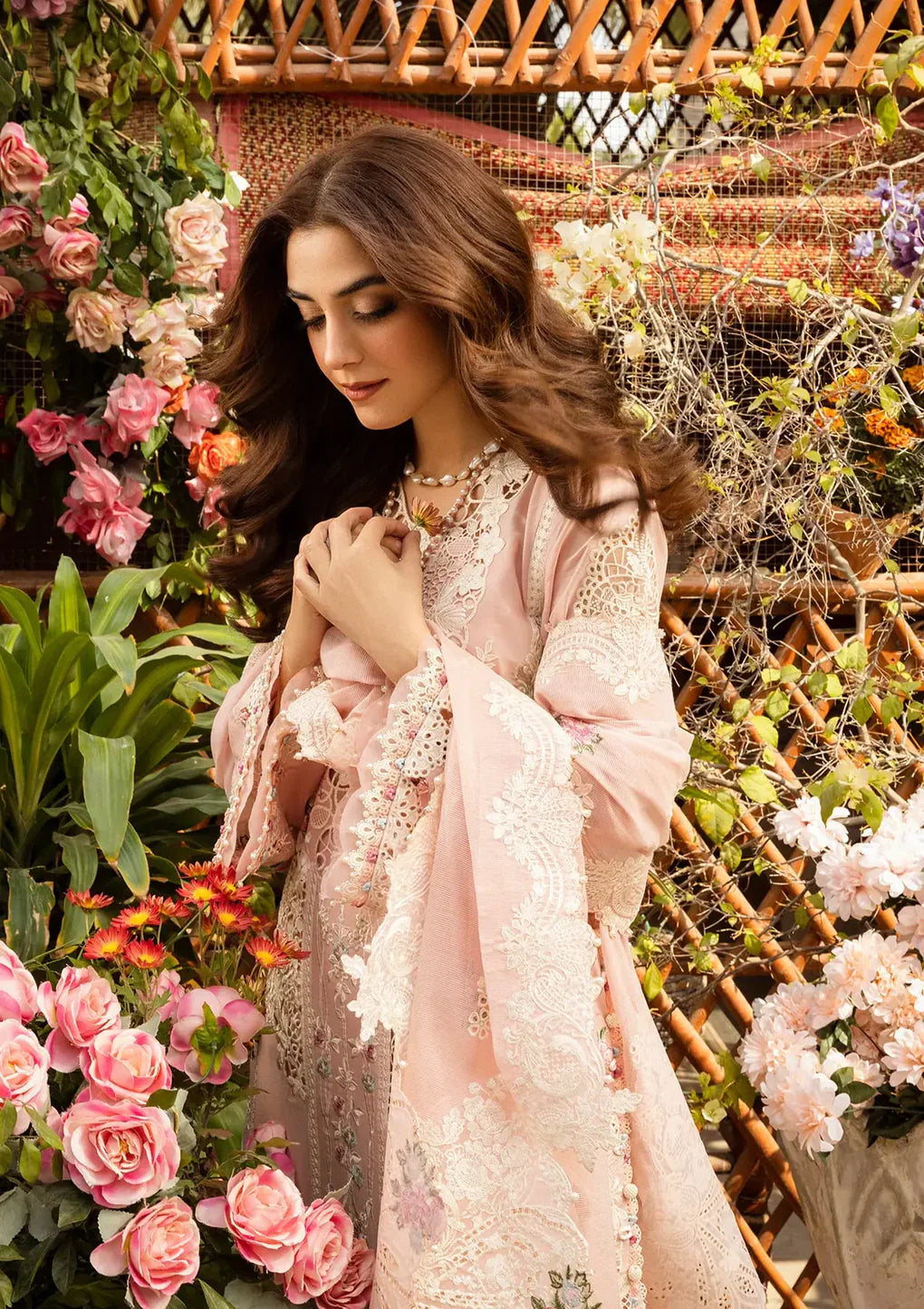 ELM-2A MAHGUL – Luxury Lawn Dress (Unstitched) - Silko Store