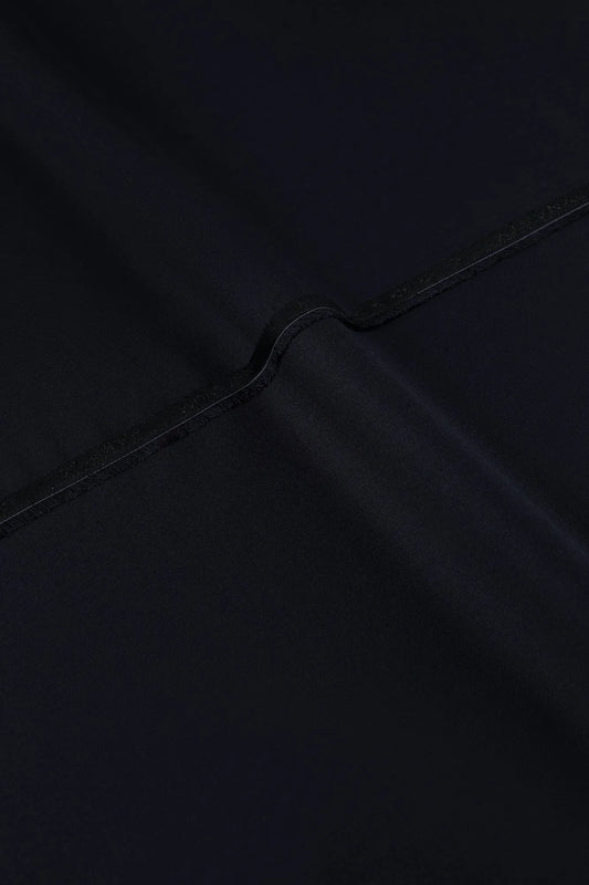 Pasha Japani Boski – Premium Unstitched Suit in Jet Black - Silko Store