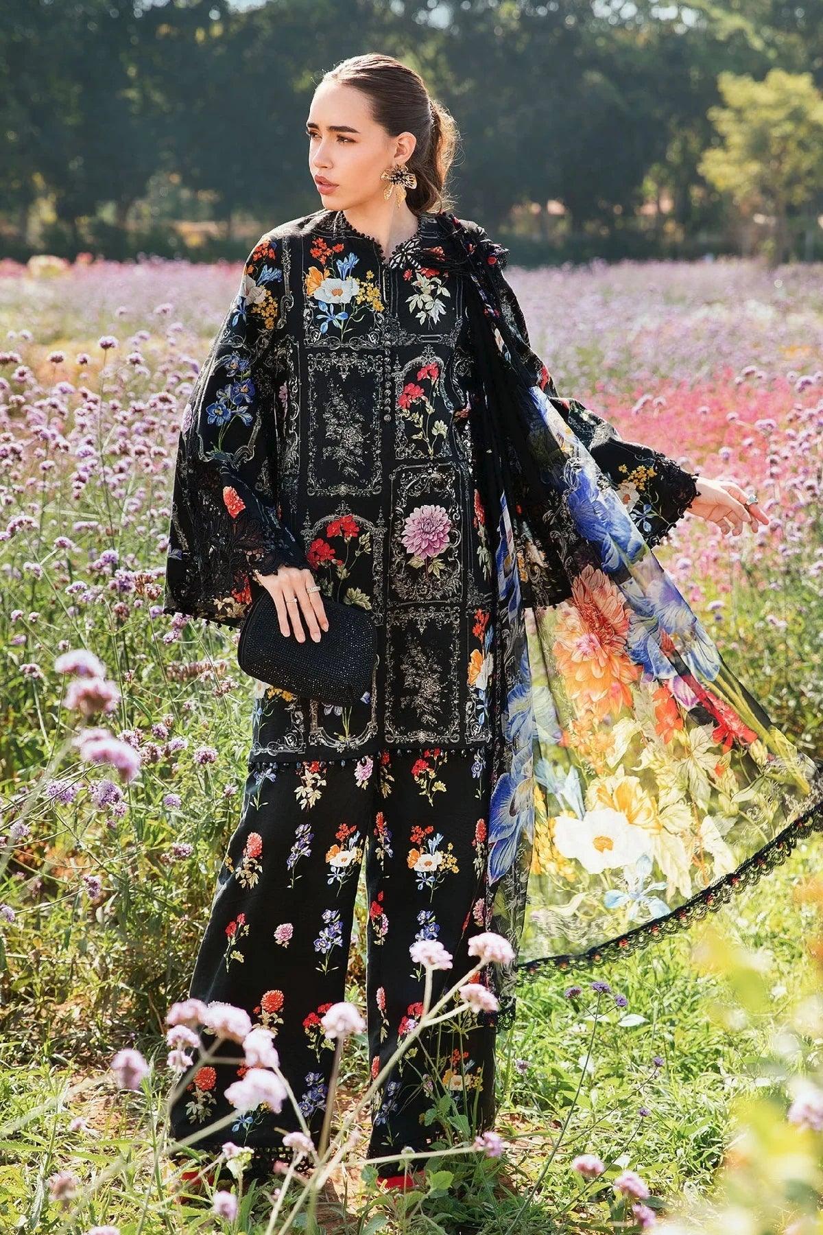 Maria B Mprints Lawn D-11B - Silko Store