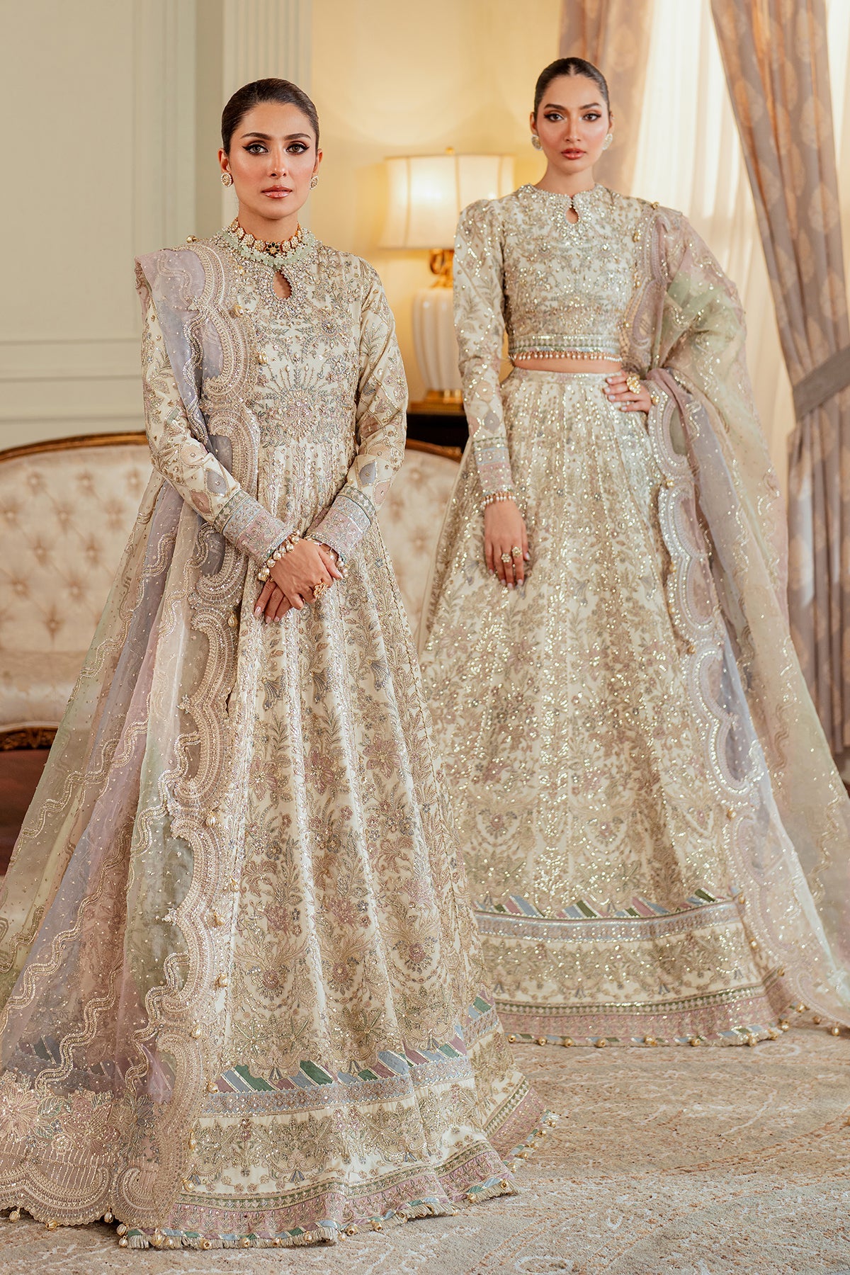 EMBROIDERED NET CH13-06 STITCHED - Silko Store