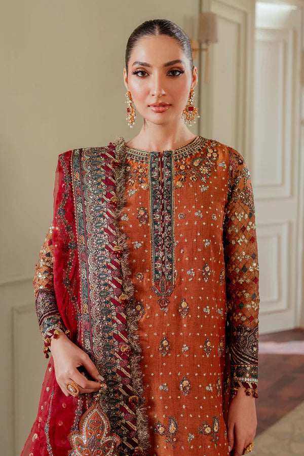 EMBROIDERED NET CH13-01 UNSTITCHED - Silko Store