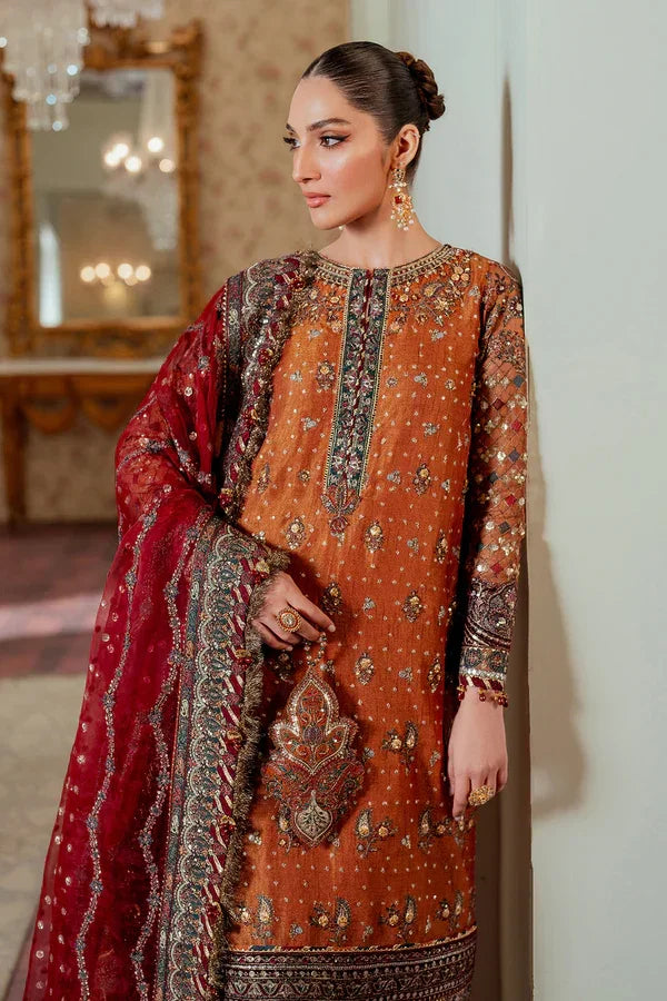 EMBROIDERED NET CH13-01 UNSTITCHED - Silko Store