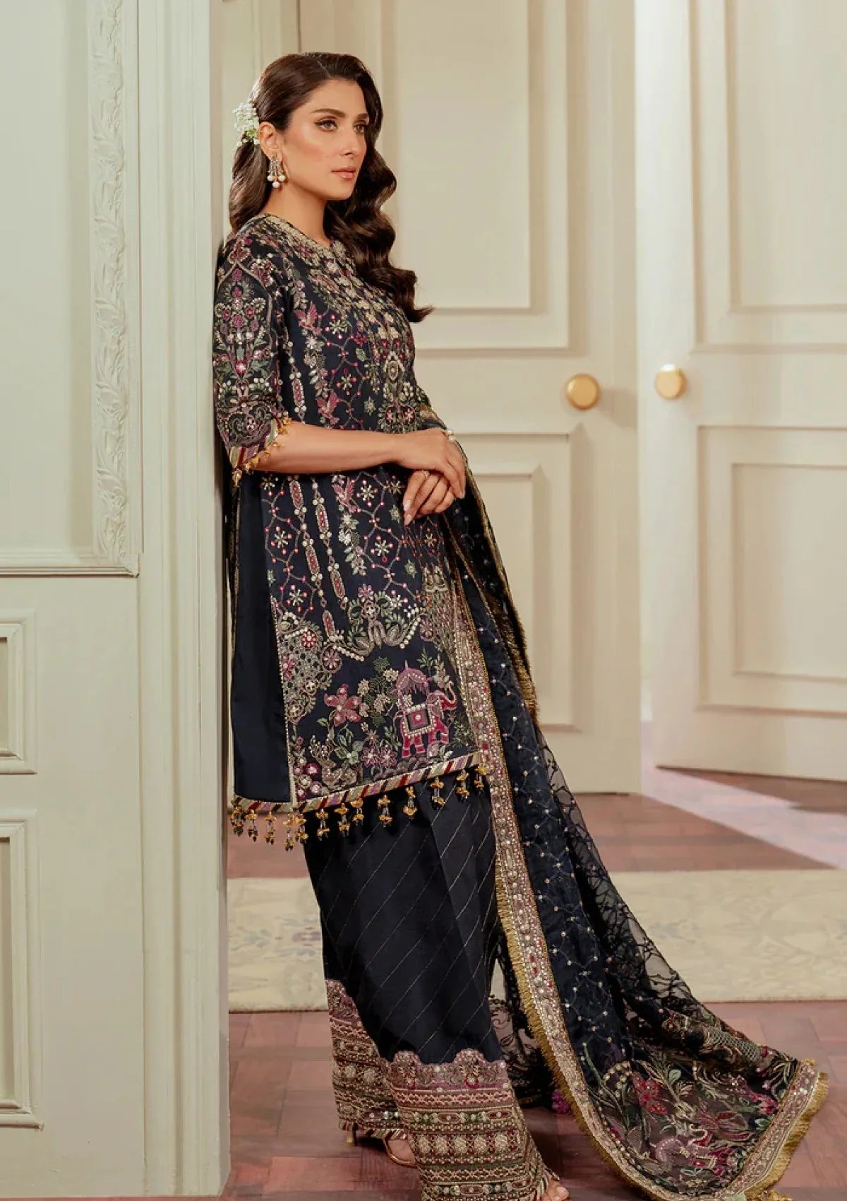 Baroque Chantelle – BQU-Ch13-07 (Luxury Unstitched 3PC) - Silko Store