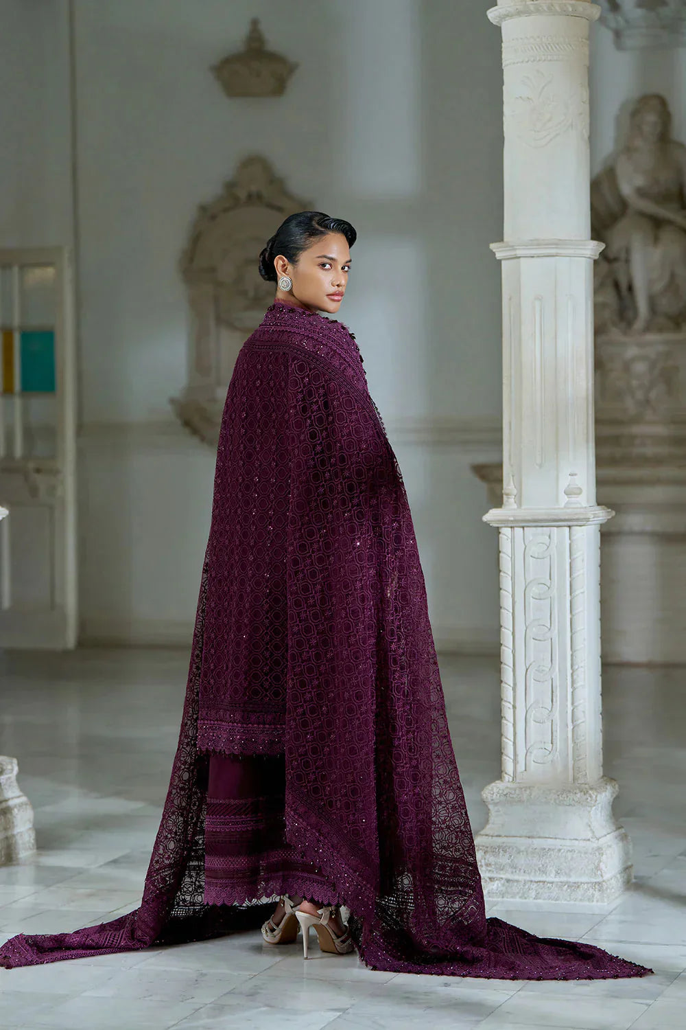 Sobia Nazir Design 3B Luxury Lawn Eid Edition 2026 Unstitched MAJENTA - My Store
