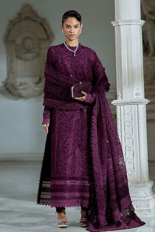 Sobia Nazir Design 3B Luxury Lawn Eid Edition 2026 Unstitched MAJENTA - My Store