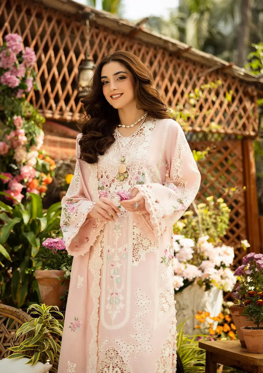 ELM-2A MAHGUL – Luxury Lawn Dress (Unstitched) - Silko Store