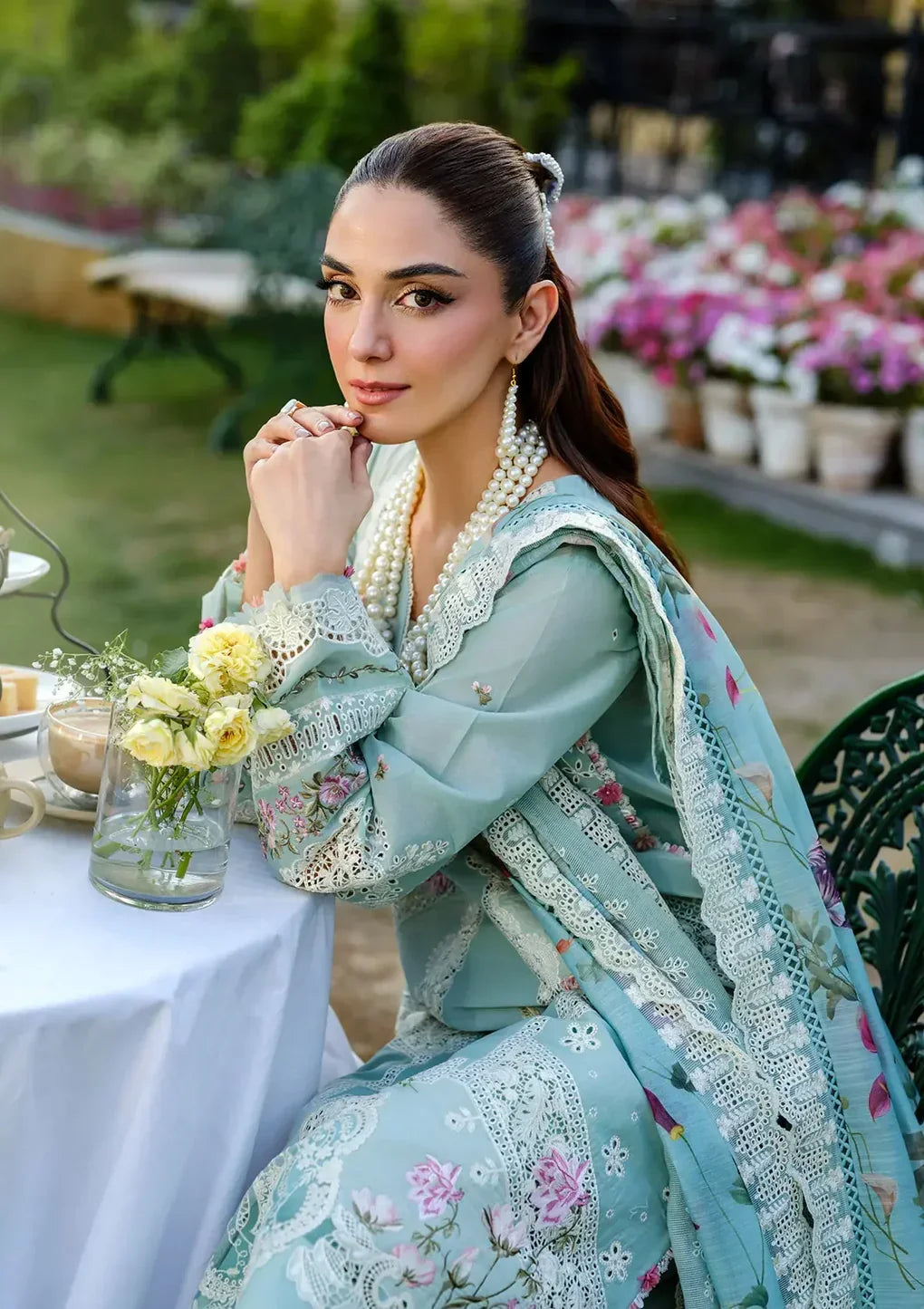 Zoya – Elaf Luxury Lawn 2025 Vol-2 (Unstitched 3 Piece) - Silko Store