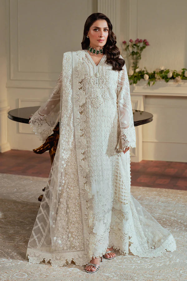 EMBROIDERED CHIFFON CH13-02 UNSTITCHED - Silko Store