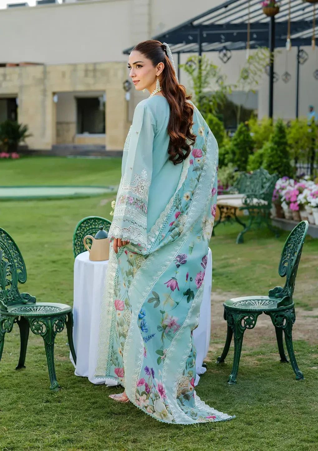 Zoya – Elaf Luxury Lawn 2025 Vol-2 (Unstitched 3 Piece) - Silko Store