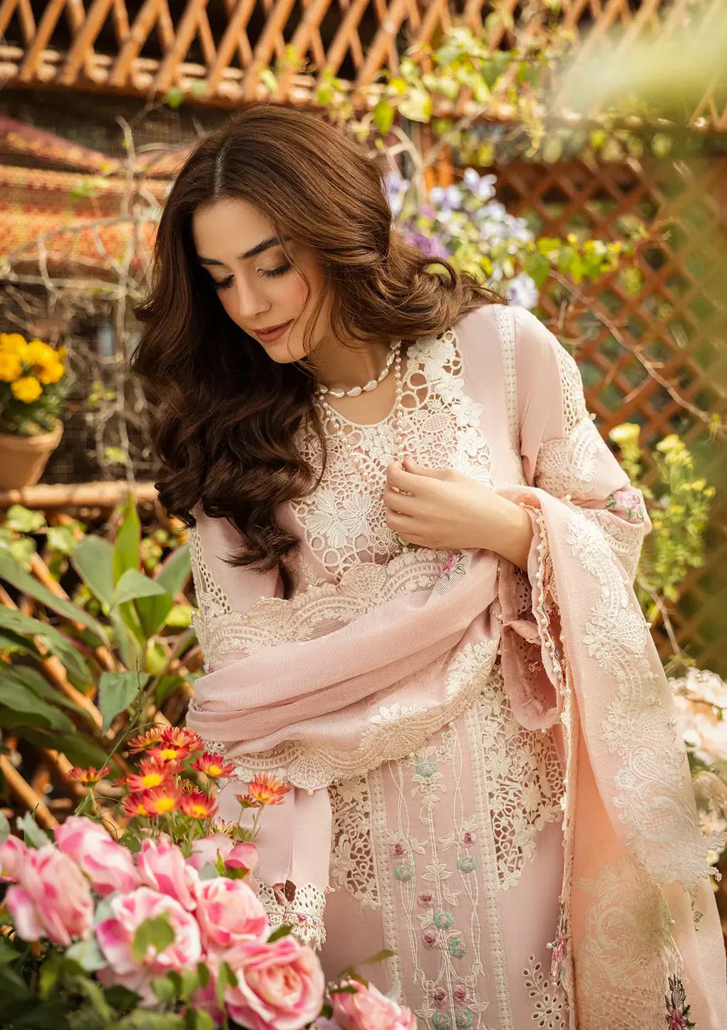 ELM-2A MAHGUL – Luxury Lawn Dress (Unstitched) - Silko Store