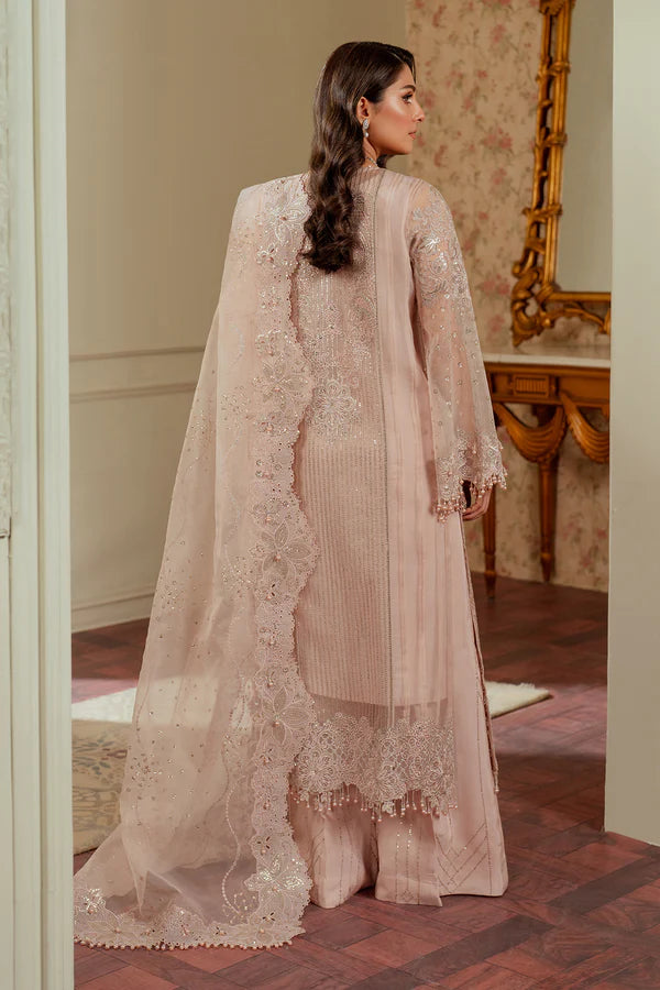 CH13-04 – Embroidered Organza Unstitched Suit - Silko Store