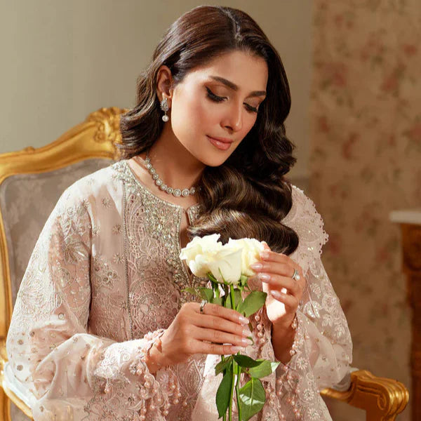 CH13-04 – Embroidered Organza Unstitched Suit - Silko Store