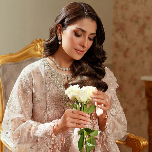 CH13-04 – Embroidered Organza Unstitched Suit - Silko Store
