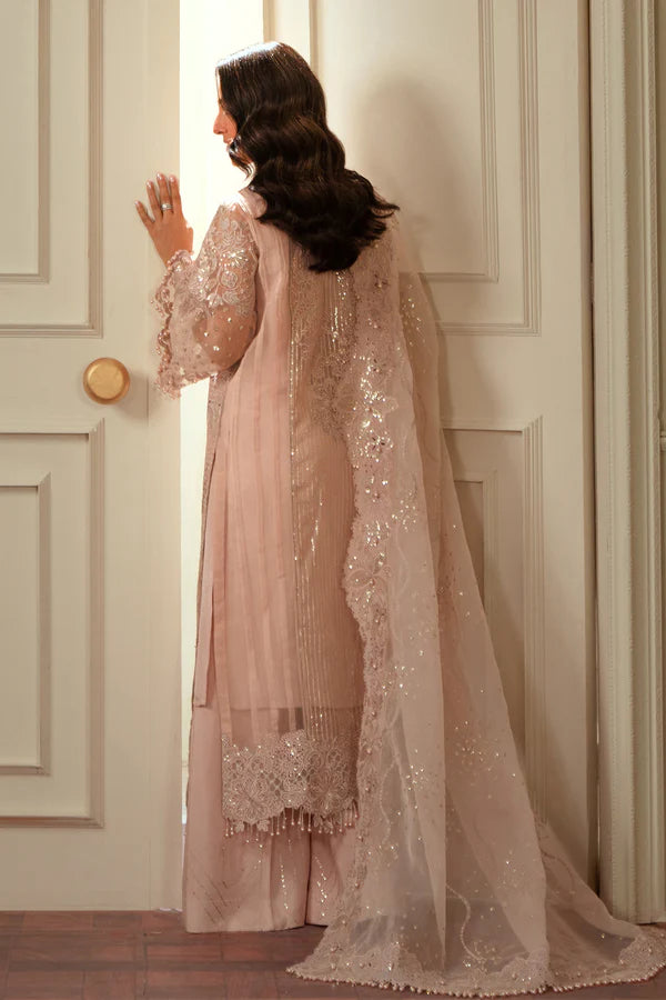 CH13-04 – Embroidered Organza Unstitched Suit - Silko Store
