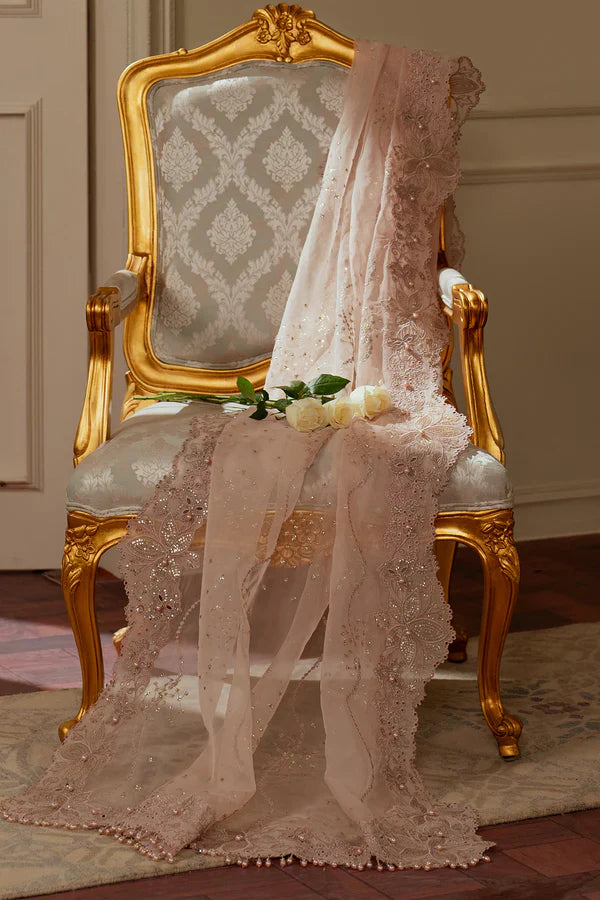 CH13-04 – Embroidered Organza Unstitched Suit - Silko Store
