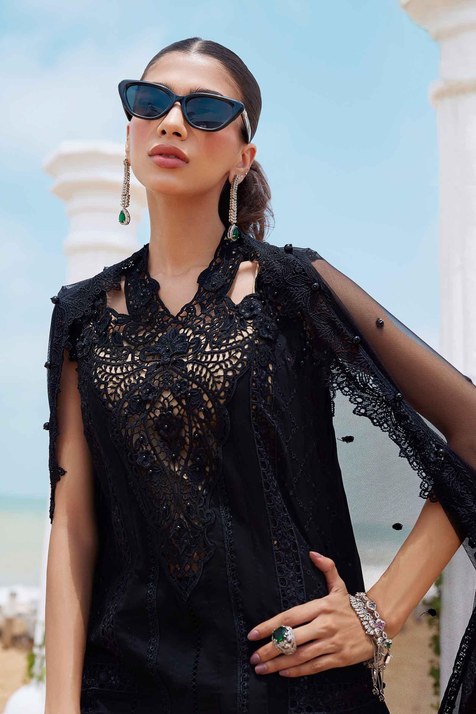 3 Piece Unstitched Embroidered Lawn Suit | EID LAWN-25-01 - Silko Store