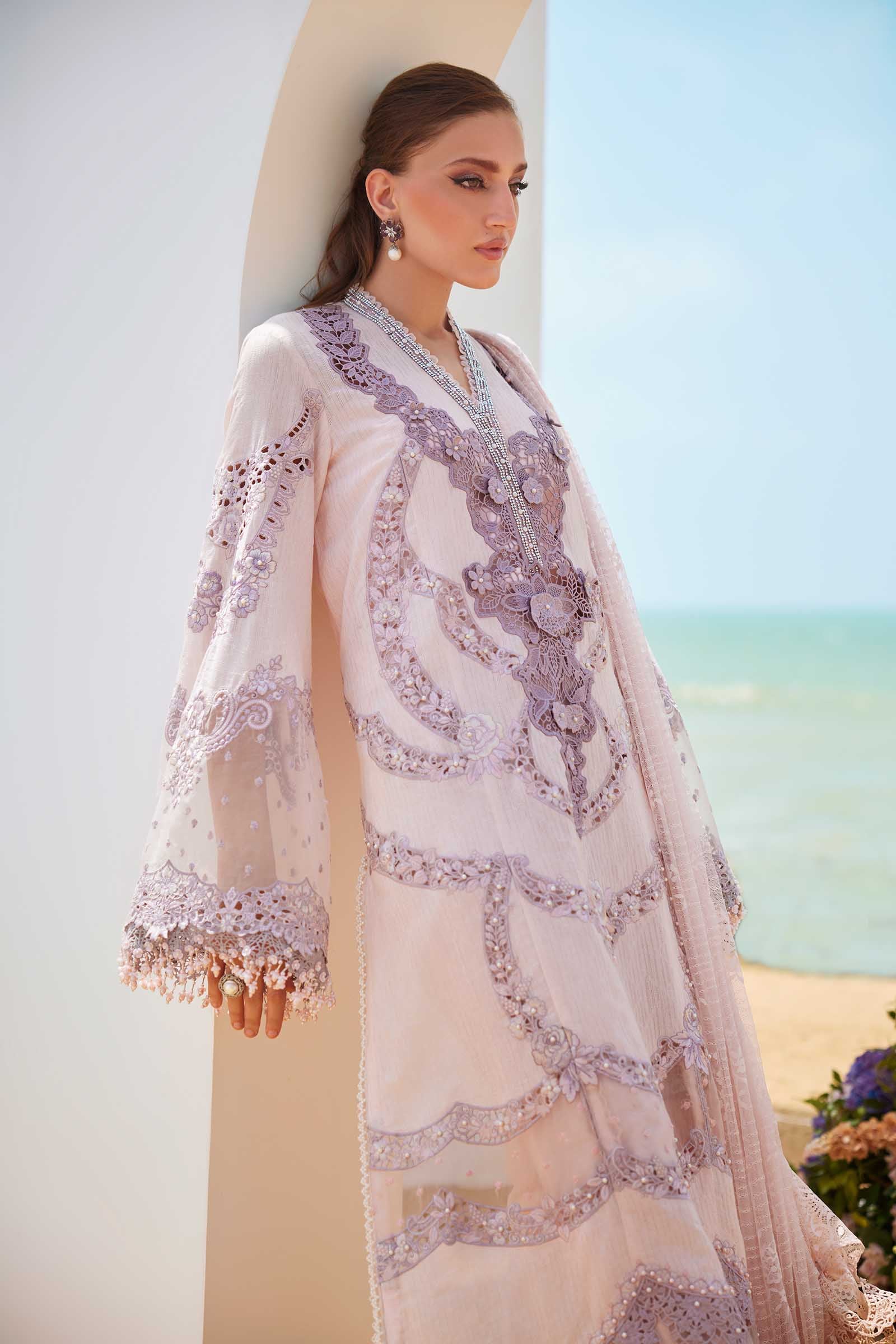 Unstitched Eid Lawn 2025 – Embroidered Jacquard 3PC | Code: 25-02 - Silko Store
