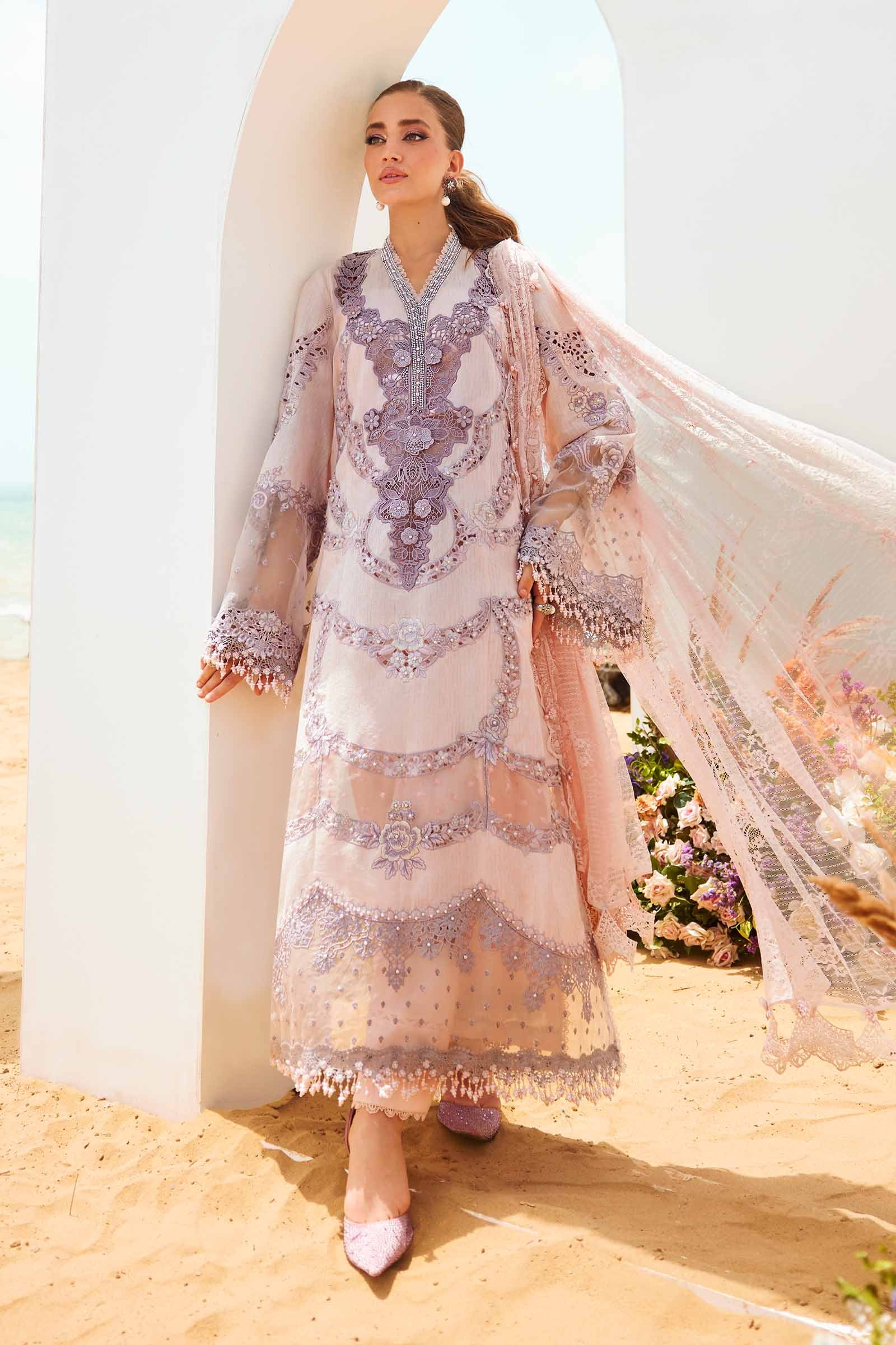 Unstitched Eid Lawn 2025 – Embroidered Jacquard 3PC | Code: 25-02 - Silko Store