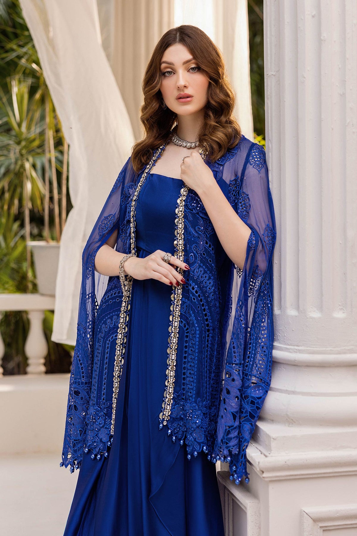 3 Piece Unstitched Embroidered Chiffon Suit | MPC-25-103 - My Store