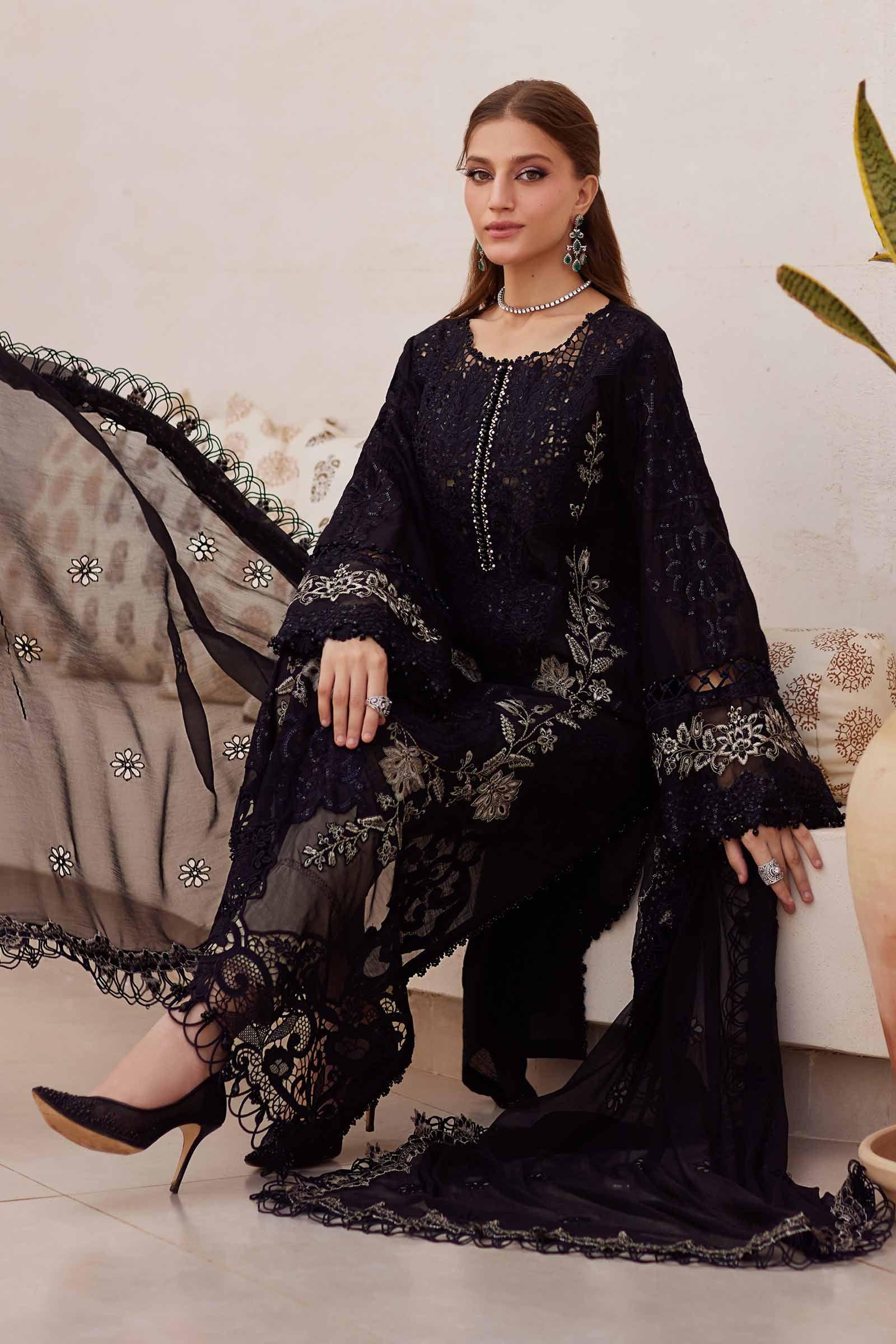LAWN-25-03 – 3 Piece Unstitched Embroidered Paper Cotton Suit - Silko Store