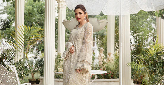 Unstitched Embroidered Chiffon Suit | MPC-24-104 - Silko Store