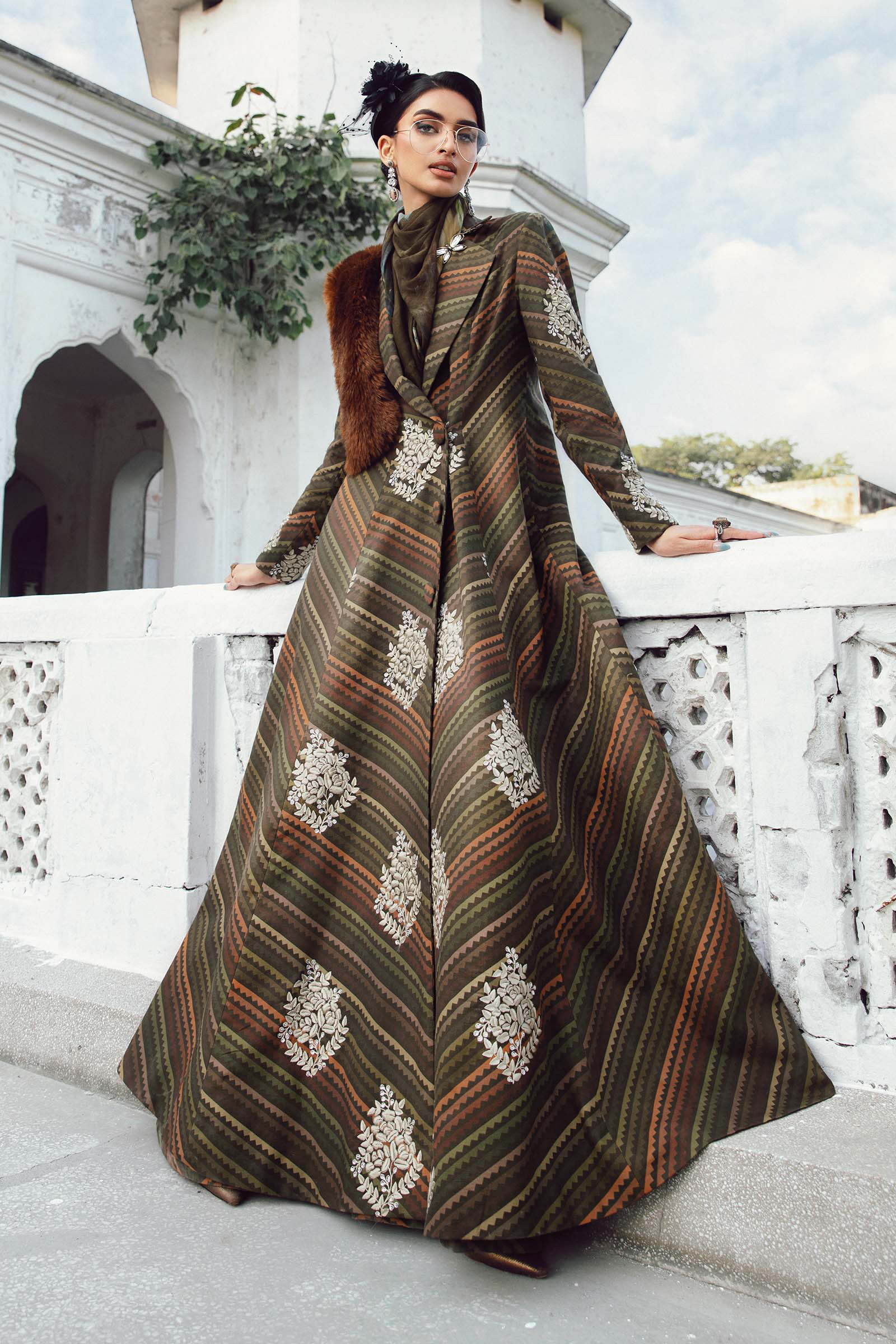 3 Piece Unstitched Embroidered Cambric Suit | MPT-2705-B - My Store