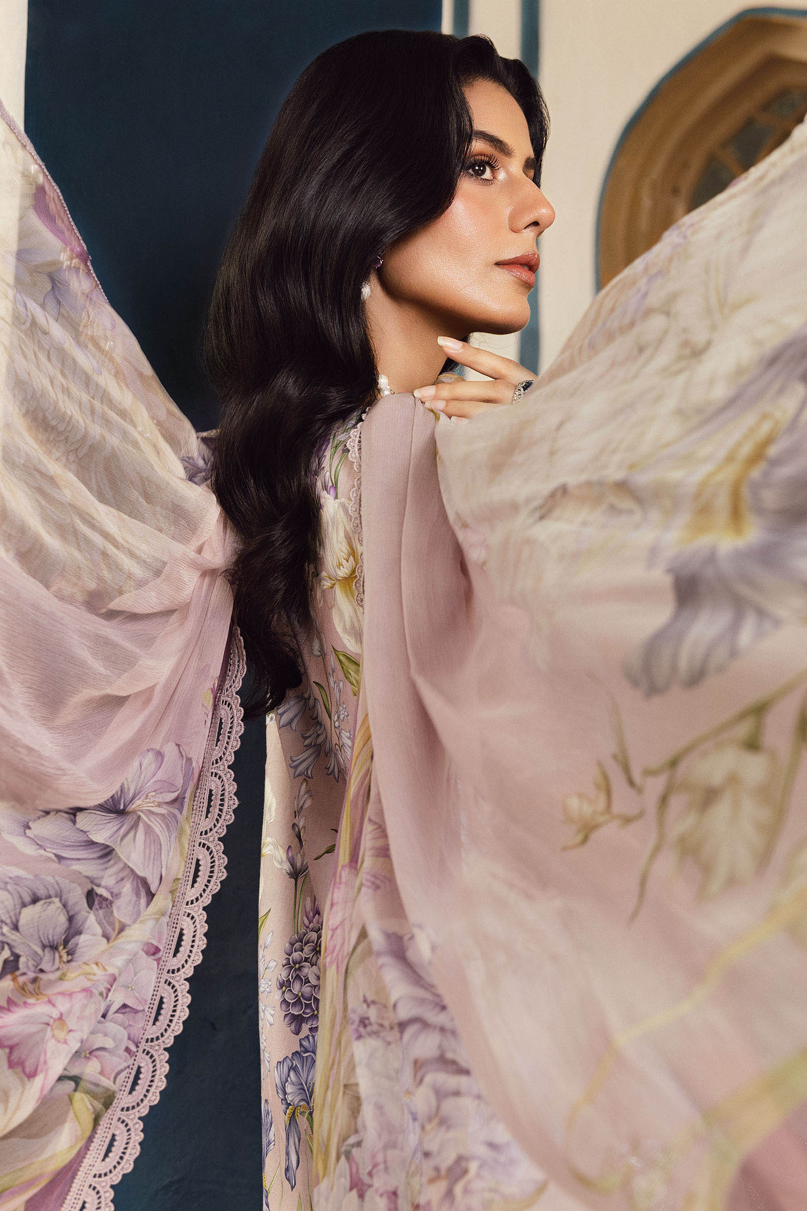 3 Piece Unstitched Embroidered Cambric Suit | MPT-2708-A - My Store