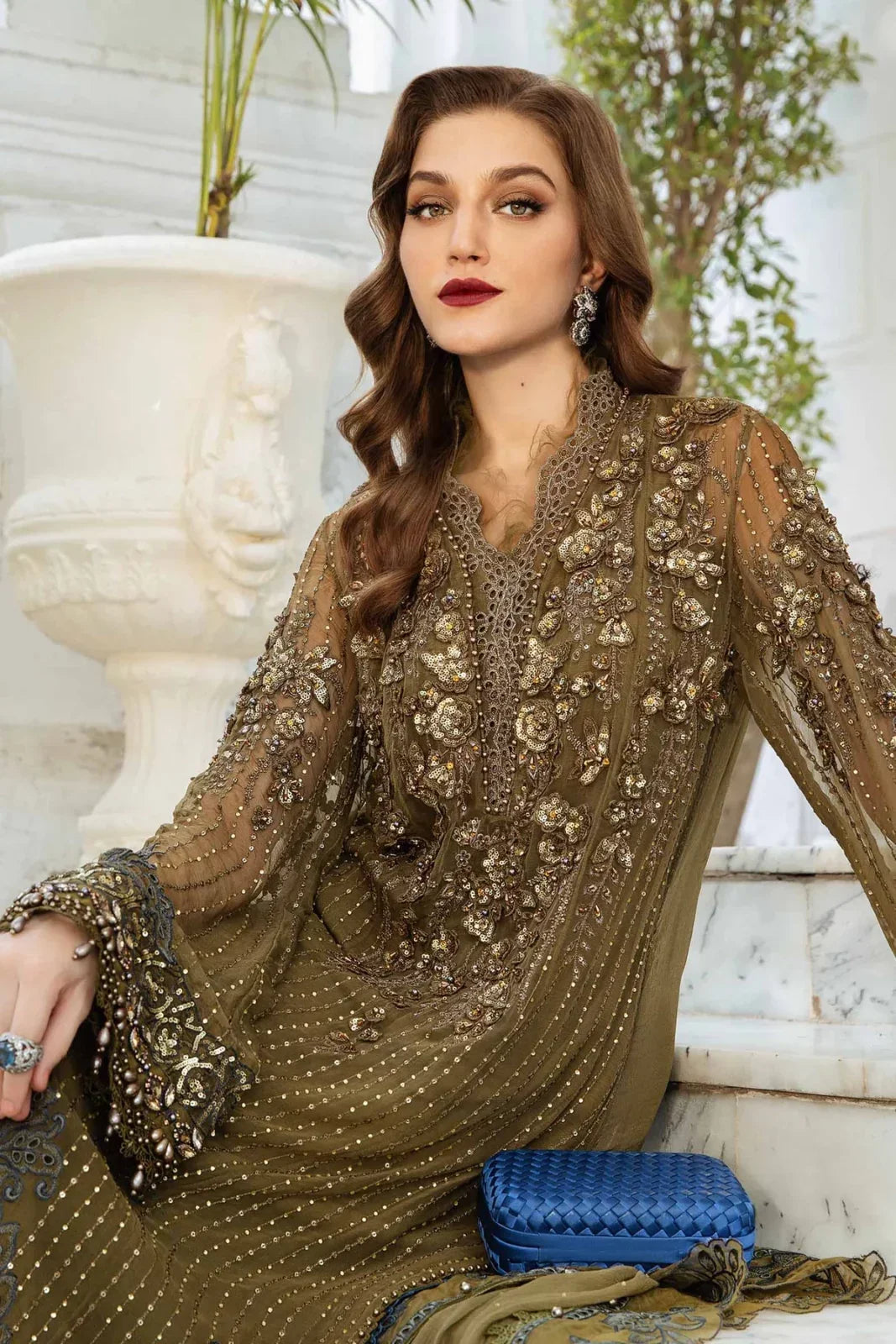 MARIA.B Chiffons Unstitched Collection 2024 | MPC-24-108 - Silko Store