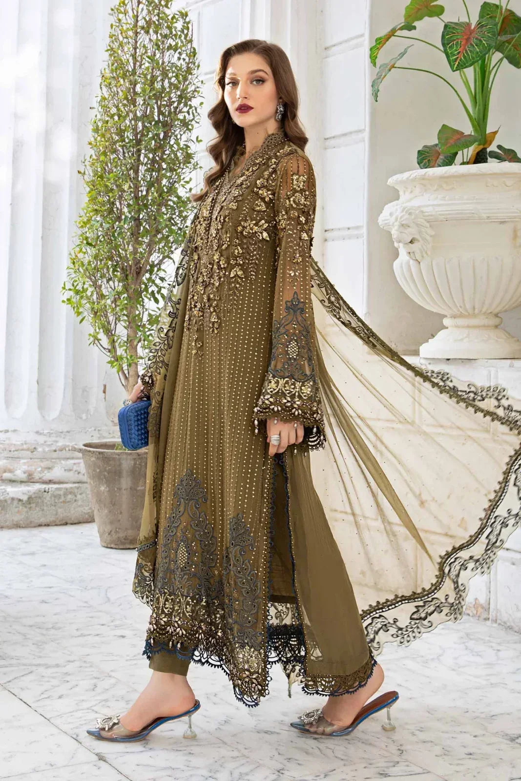 MARIA.B Chiffons Unstitched Collection 2024 | MPC-24-108 - Silko Store