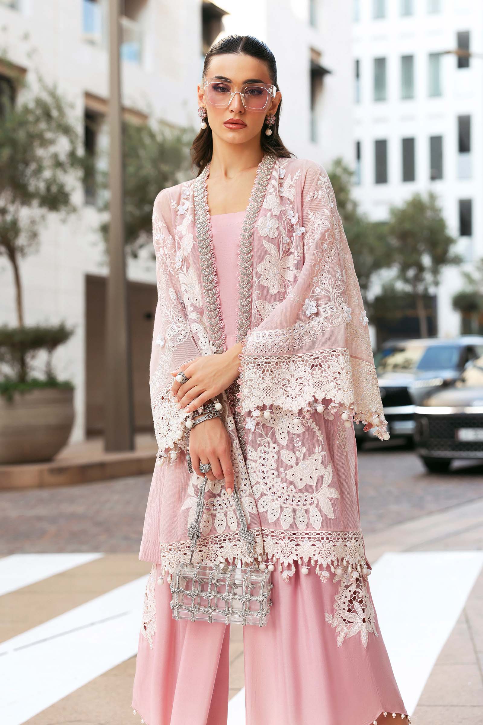 Maria b 3 Piece Unstitched Embroidered Lawn - My Store