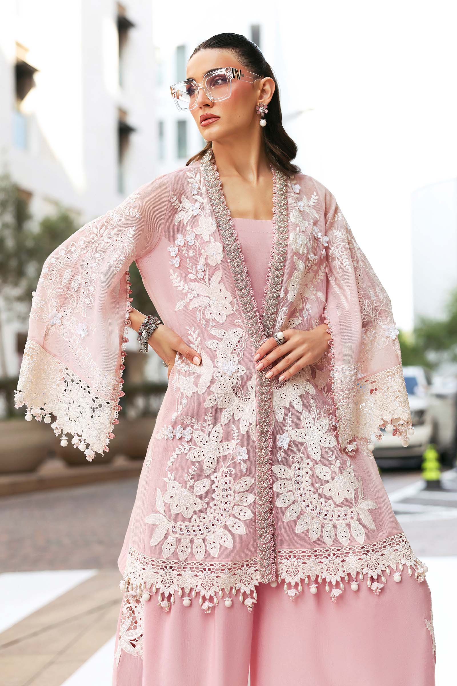 Maria b 3 Piece Unstitched Embroidered Lawn - My Store