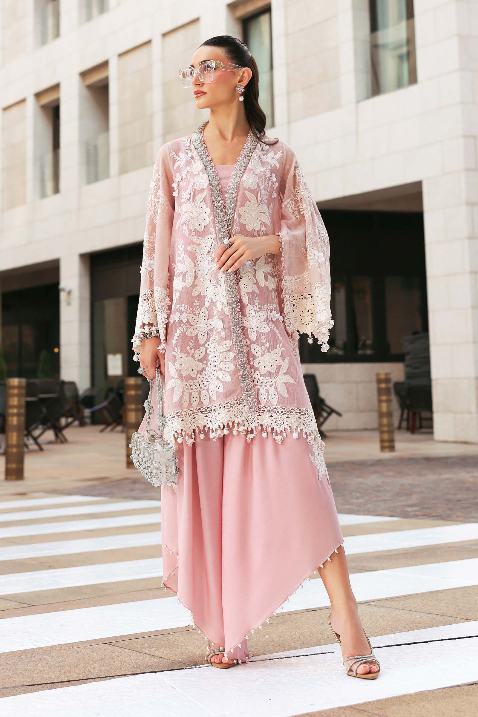 Maria b 3 Piece Unstitched Embroidered Lawn - My Store