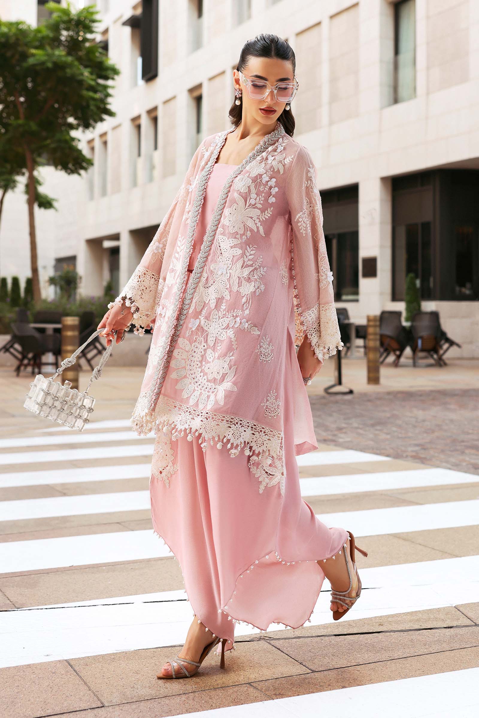 Maria b 3 Piece Unstitched Embroidered Lawn - My Store