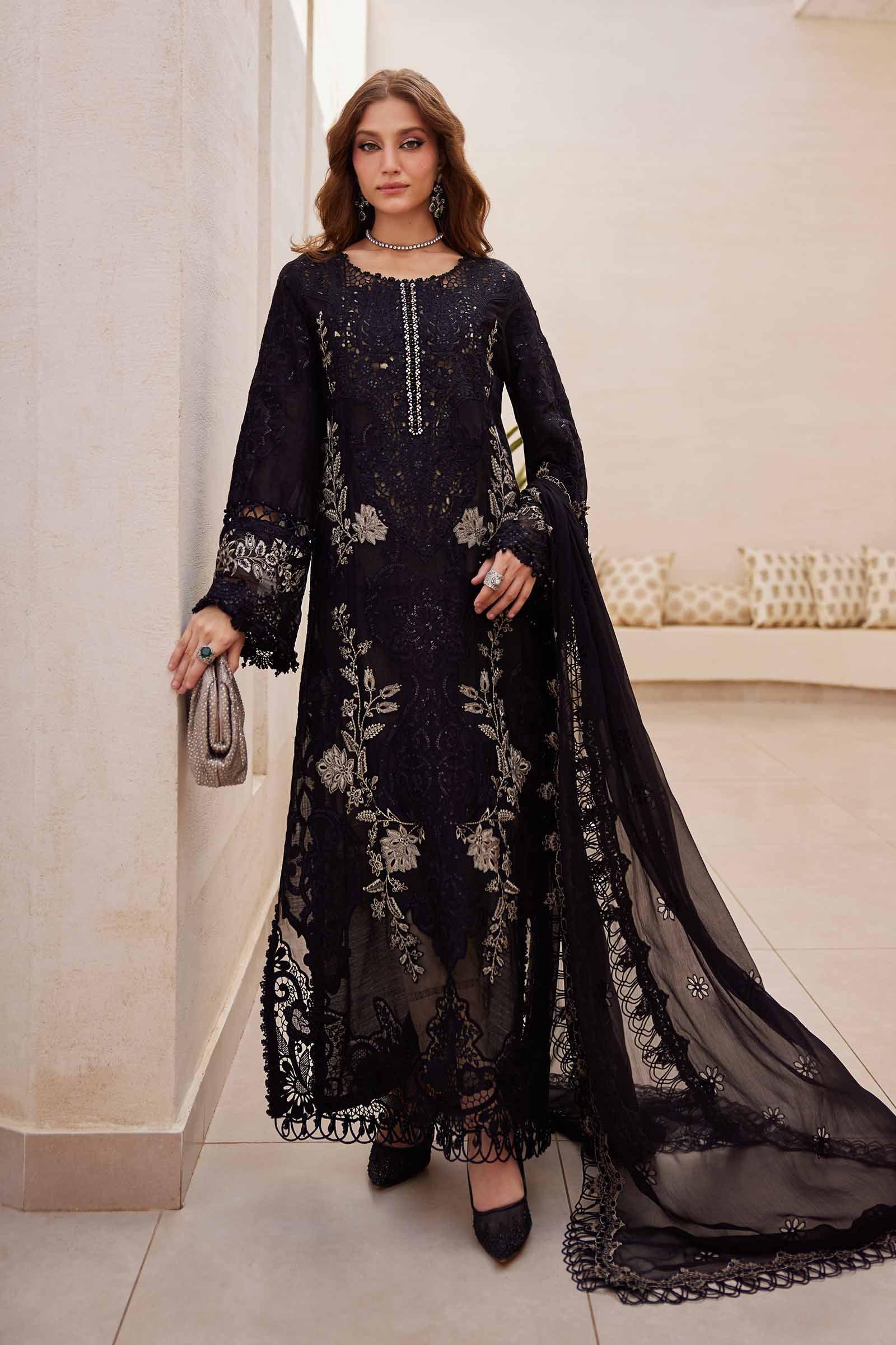 LAWN-25-03 – 3 Piece Unstitched Embroidered Paper Cotton Suit - Silko Store