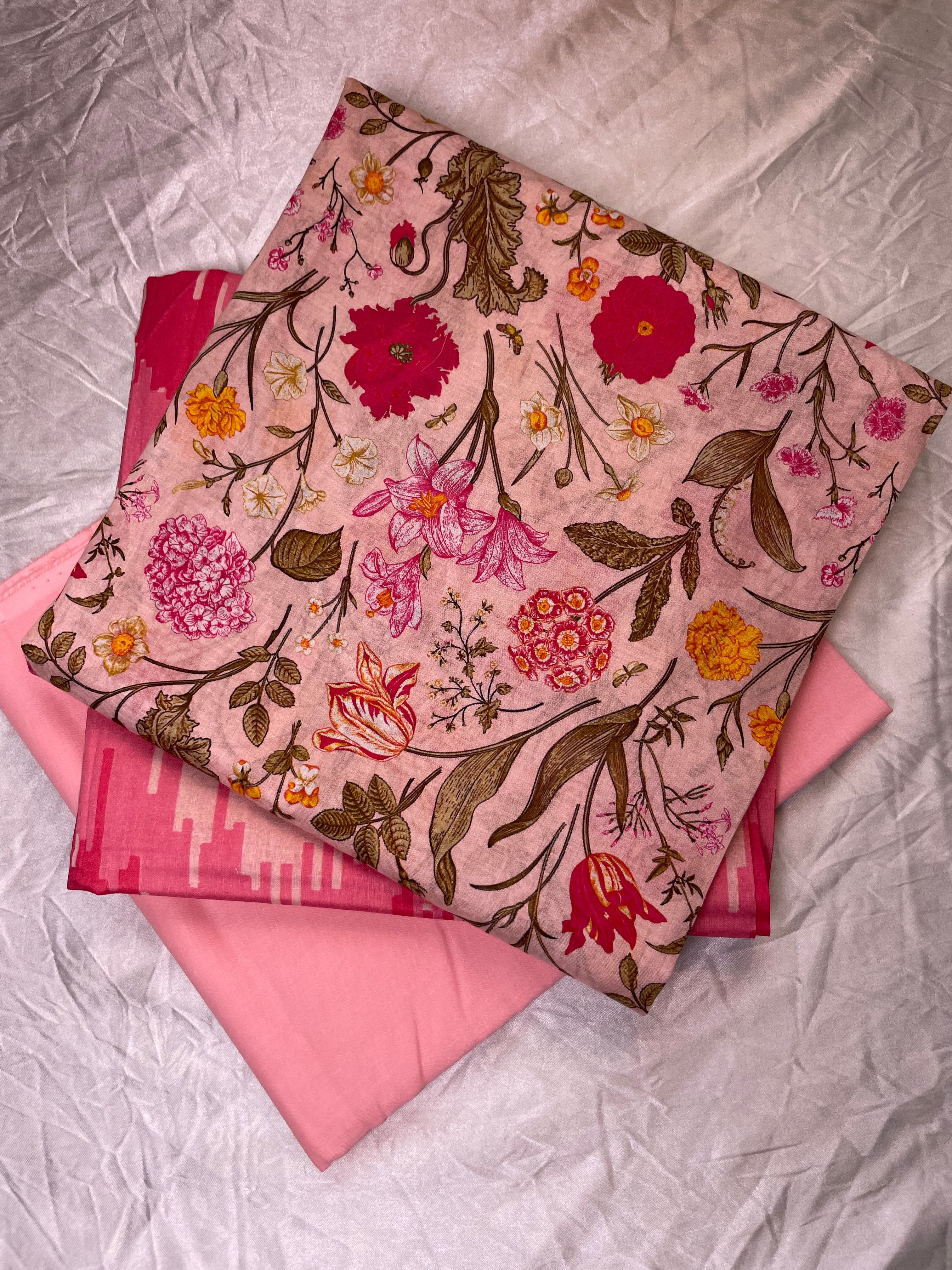 3-Piece Printed Lawn Suit - Silko Store