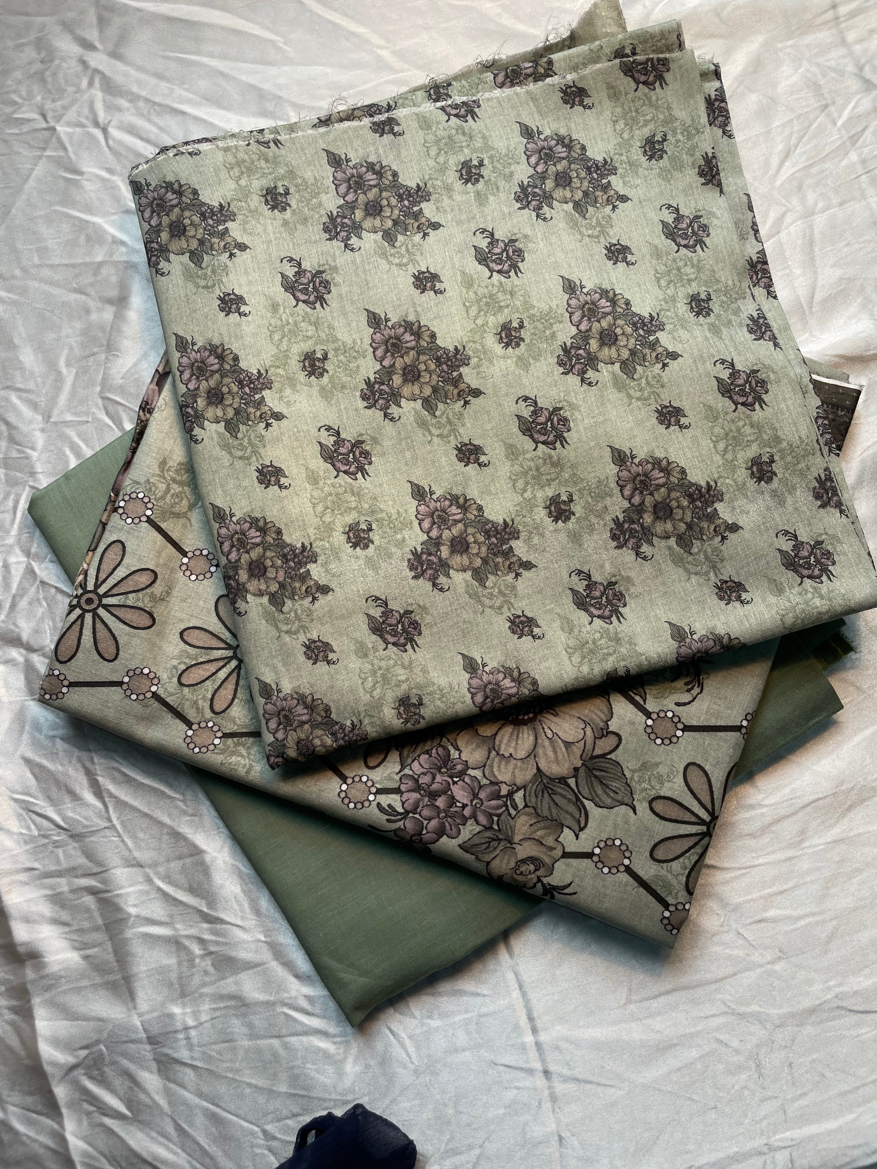 3-Piece Printed Lawn Suit - Silko Store