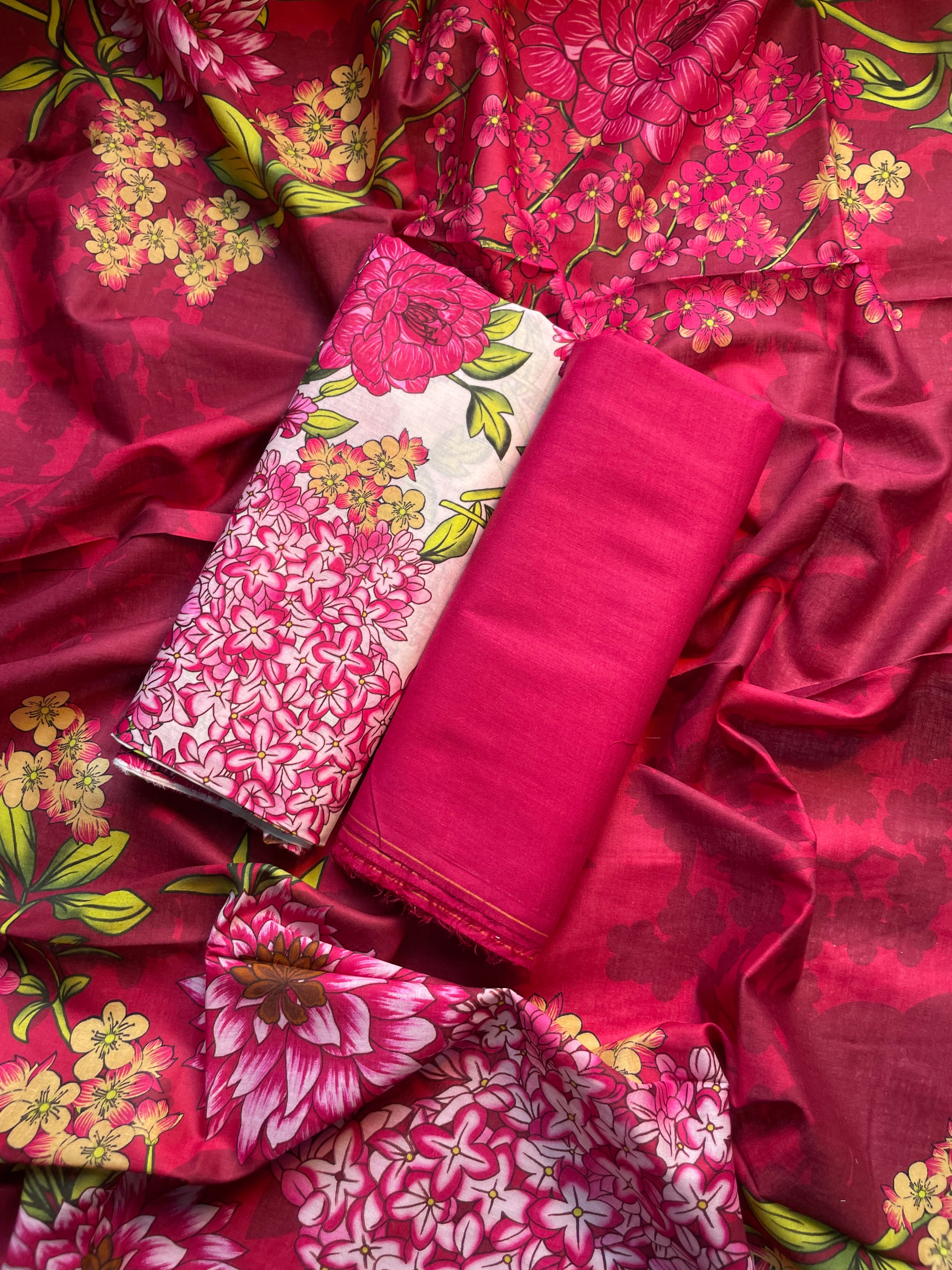3-Piece Printed Lawn Suit - Silko Store