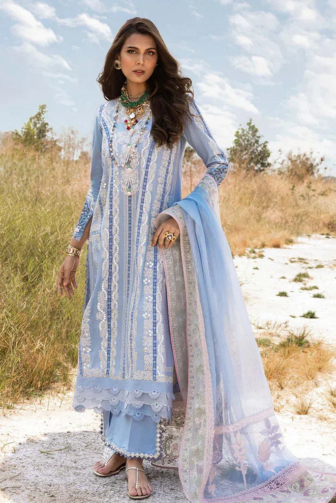 Saira Shakira Unstitched 3 Piece Luxury Lawn Collection'2025-NADINE-A - Silko Store