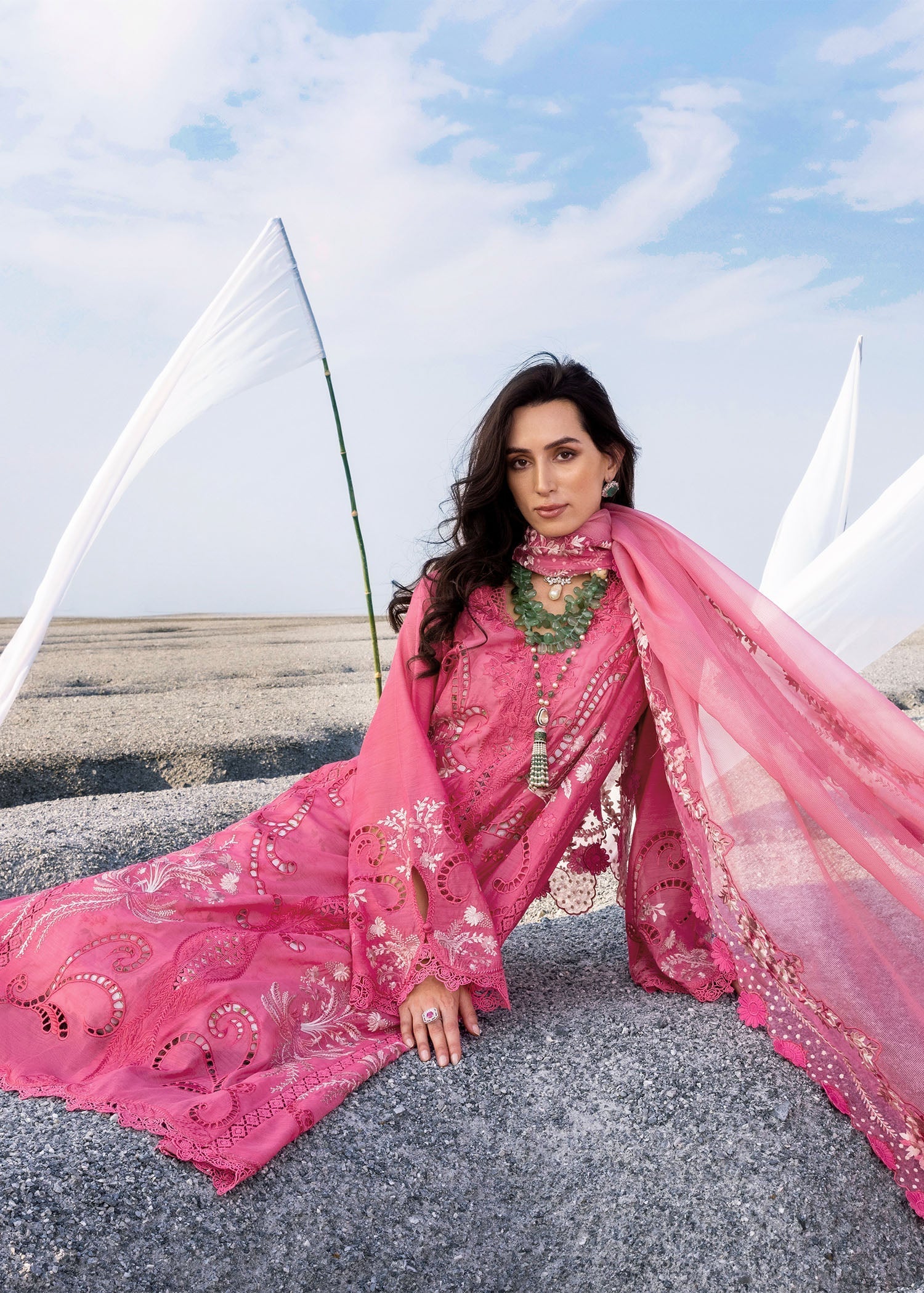 Saira Shakira Unstitched 3 Piece Luxury Lawn Collection'2025-SAMARA-B - Silko Store