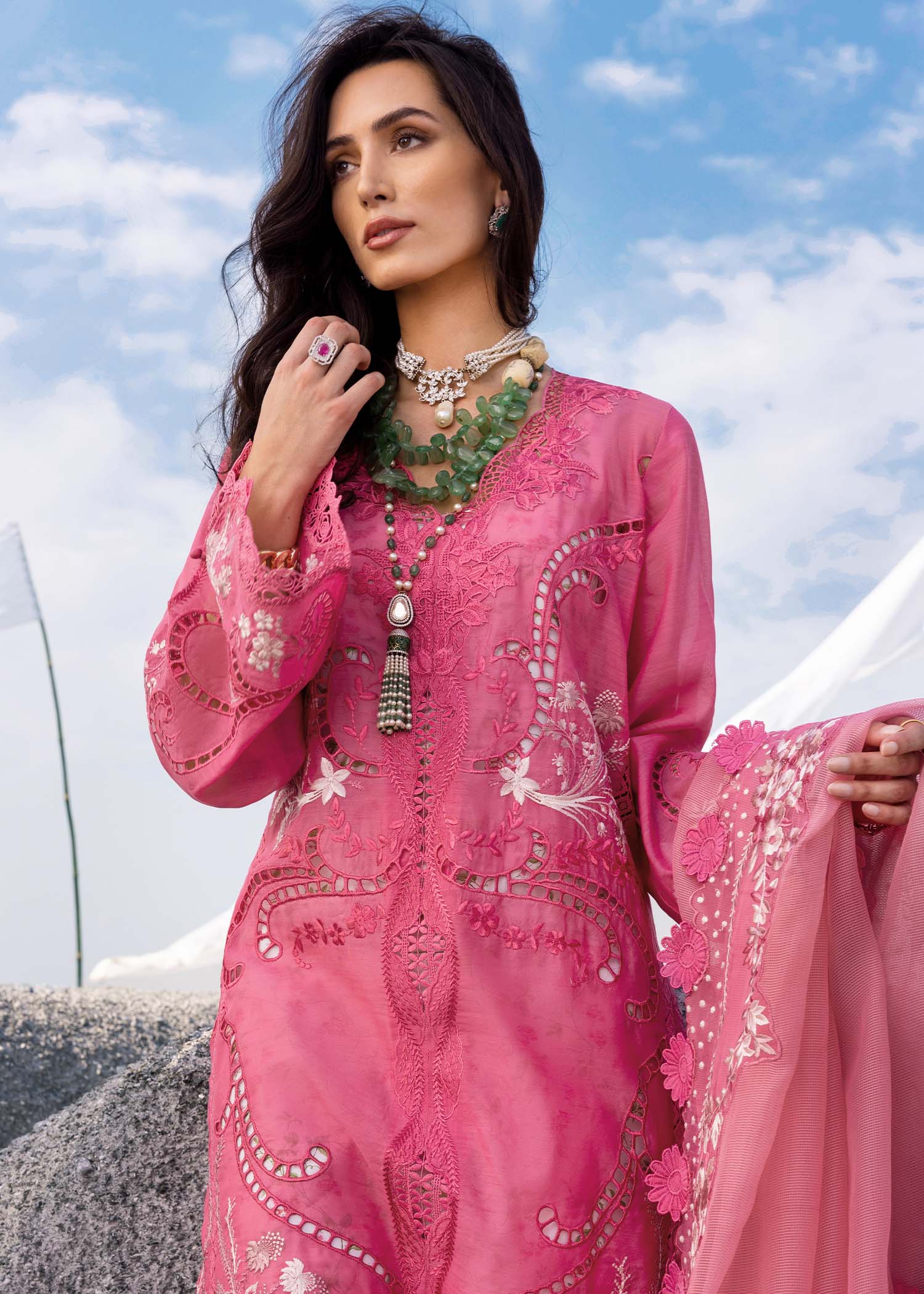 Saira Shakira Unstitched 3 Piece Luxury Lawn Collection'2025-SAMARA-B - Silko Store