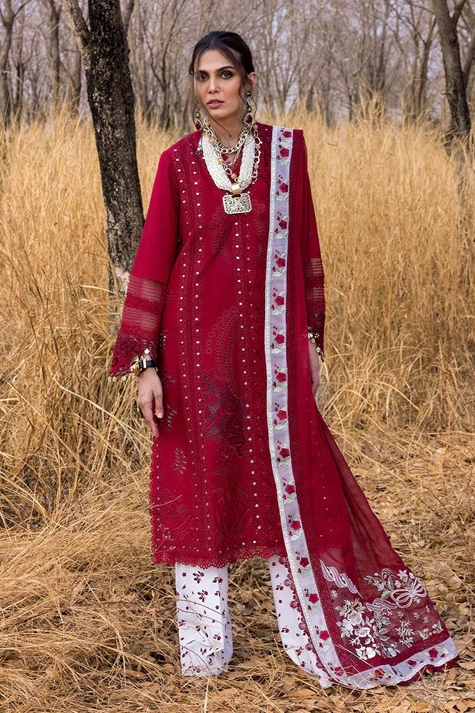 Saira Shakira – Unstitched 3 Piece Luxury Lawn Collection 2025 – SHAMS-A - Silko Store