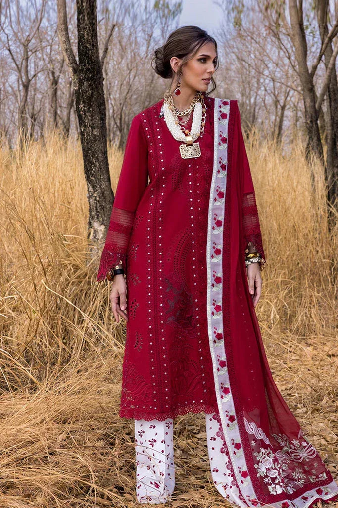 Saira Shakira – Unstitched 3 Piece Luxury Lawn Collection 2025 – SHAMS-A - Silko Store