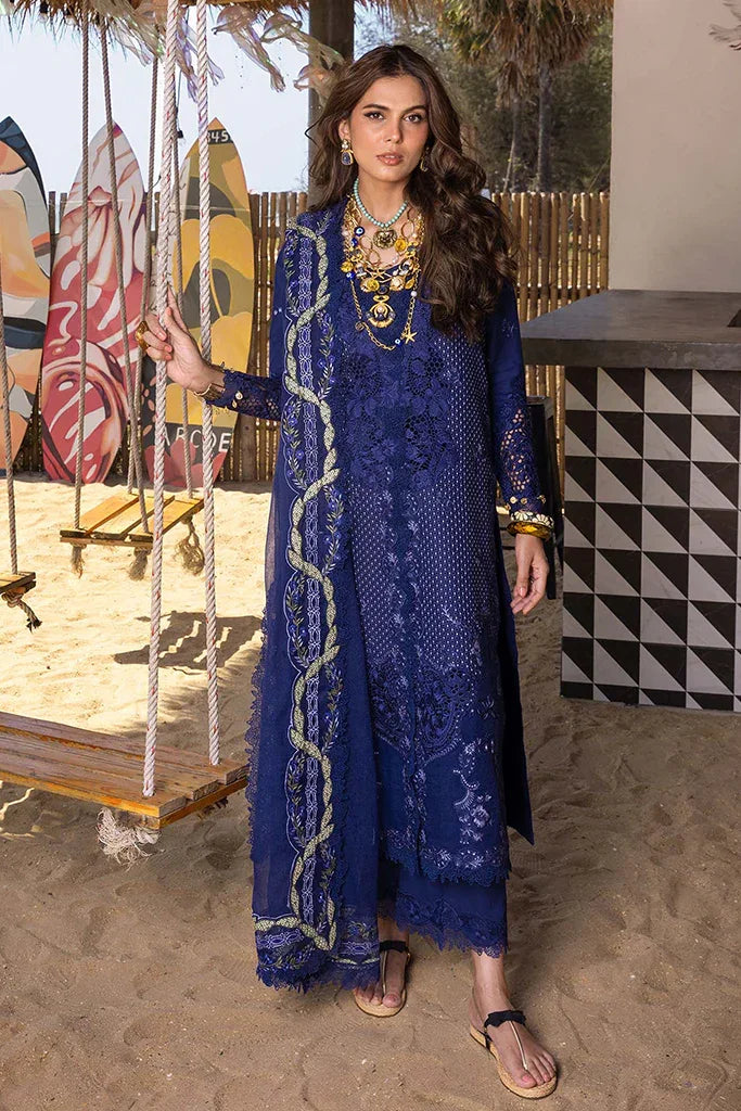 Saira Shakira – Unstitched 3 Piece Luxury Lawn Collection 2025 – LEYLA-B - Silko Store
