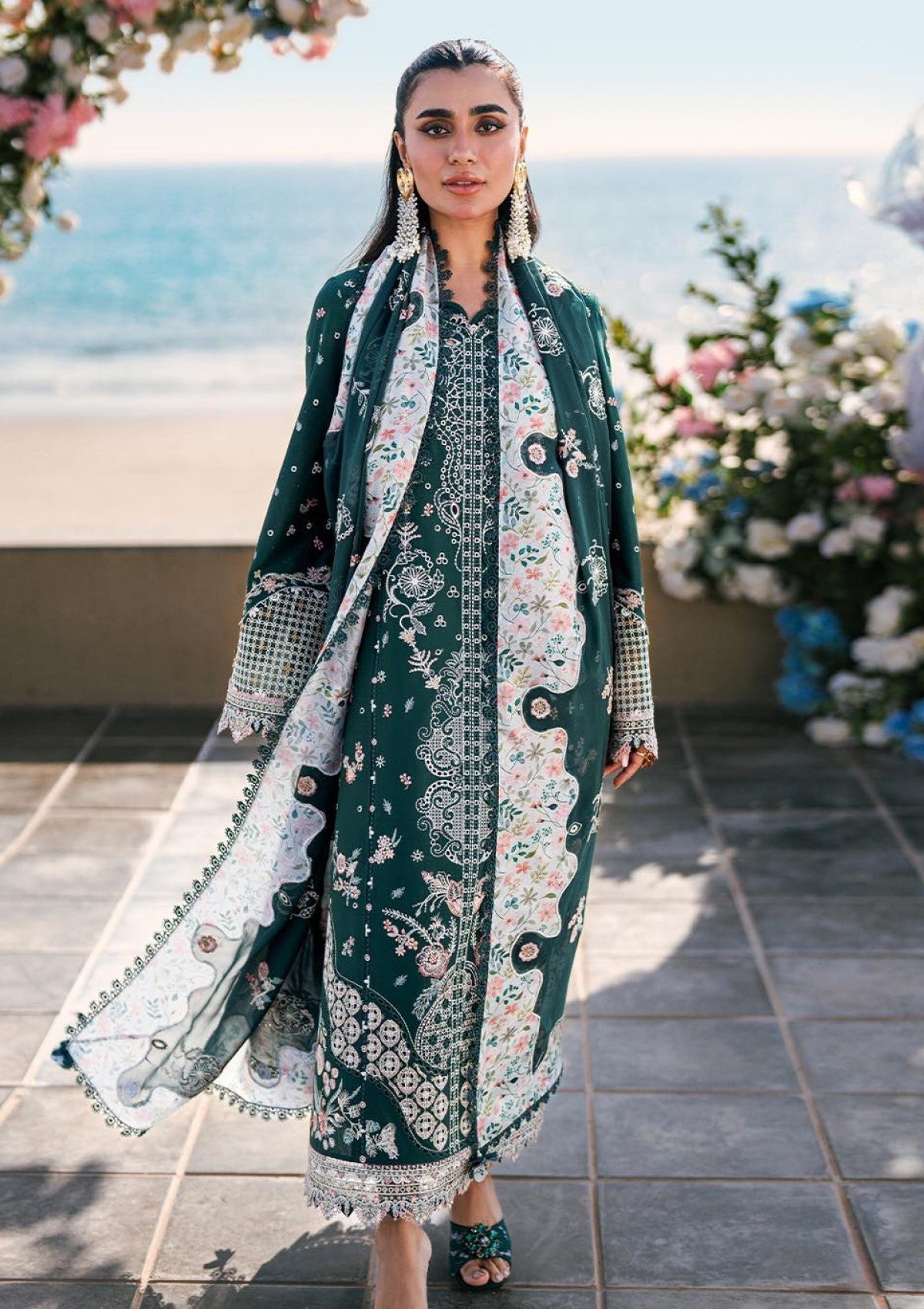 Lawn - Qalamkar - Sahil - Luxury - QSL25#13 - Eliza - My Store