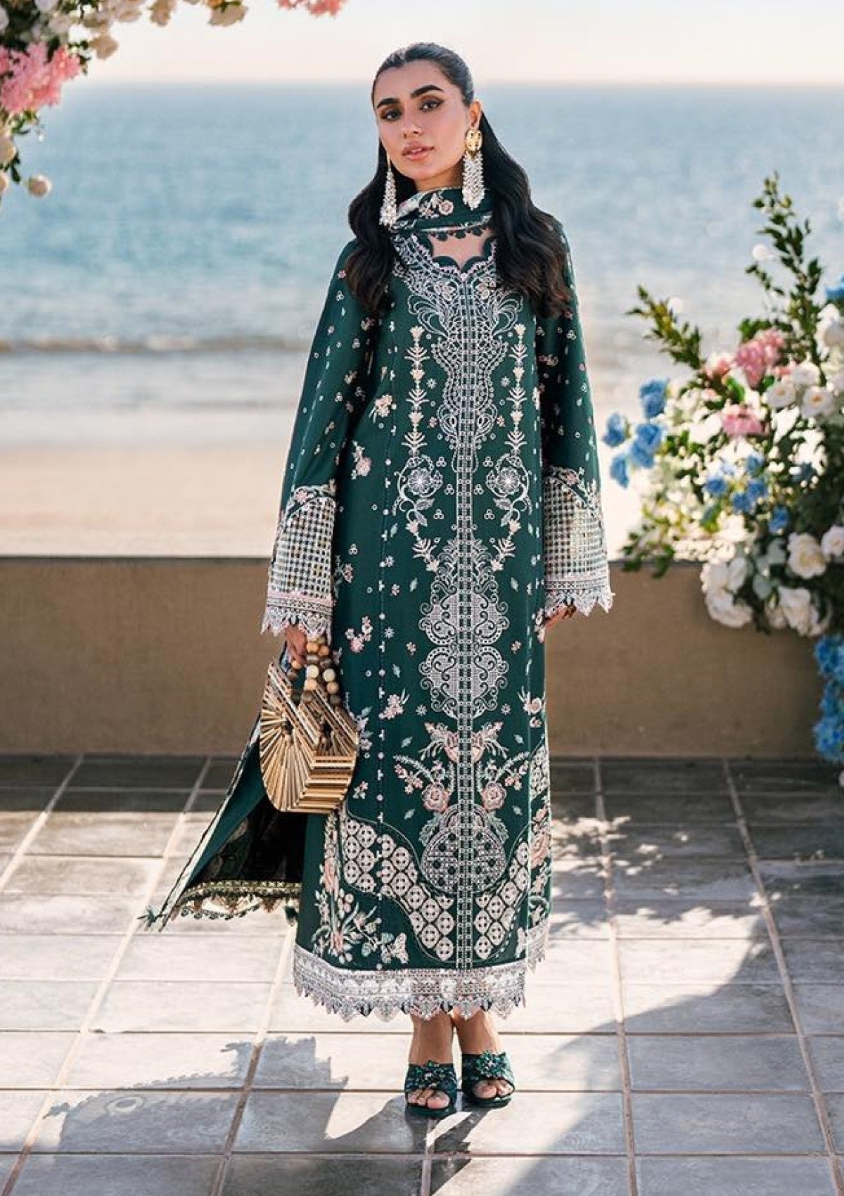 Lawn - Qalamkar - Sahil - Luxury - QSL25#13 - Eliza - My Store